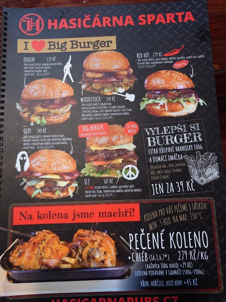 Menu_Hasičárna Sparta - Pepinova pizza_Hranice_immagine_1