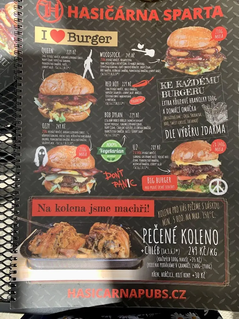 Menu_Hasičárna Sparta - Pepinova pizza_Hranice_immagine_2