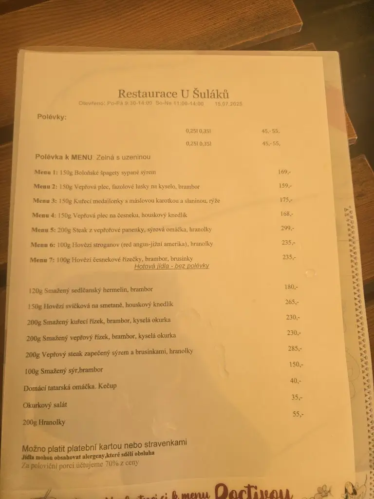 Menu_Restaurace U Šuláků_Dačice_image_1