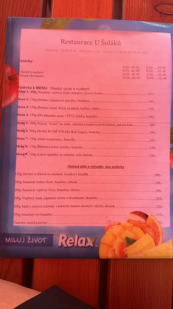 Menu_Restaurace U Šuláků_Dačice_image_2