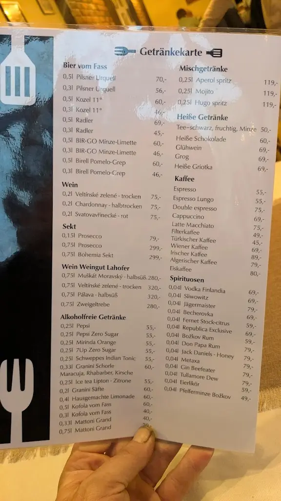 Menu_Yenkee and Peter Restaurant and gril_Kraslice_image_3