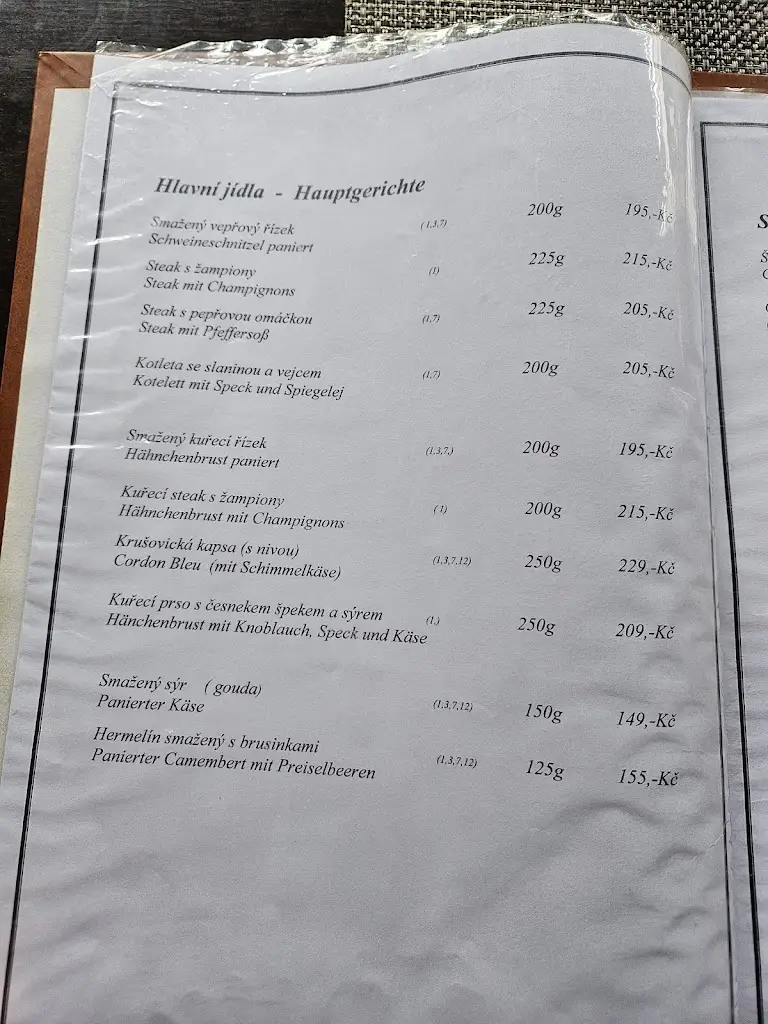 Menu_Penzion Kozabar_Kraslice_image_4