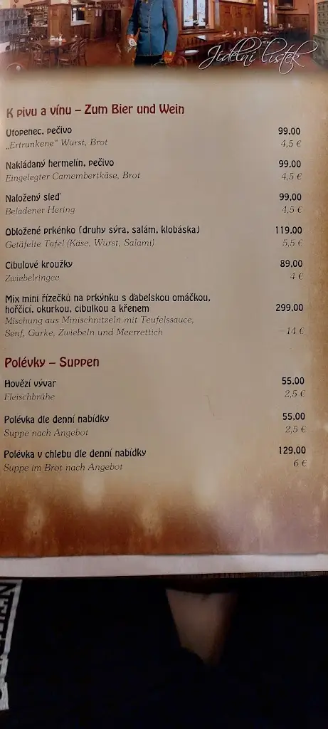 Menu_Hotel restaurant Švejk_Kraslice_image_4