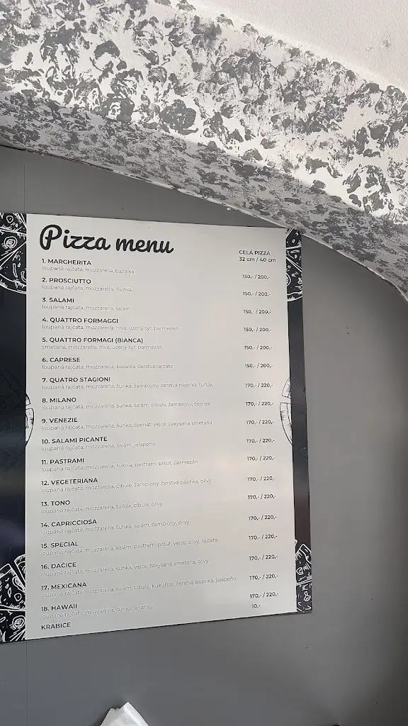 Menu_Pizzeria Occhi Verde_Dačice_image_1