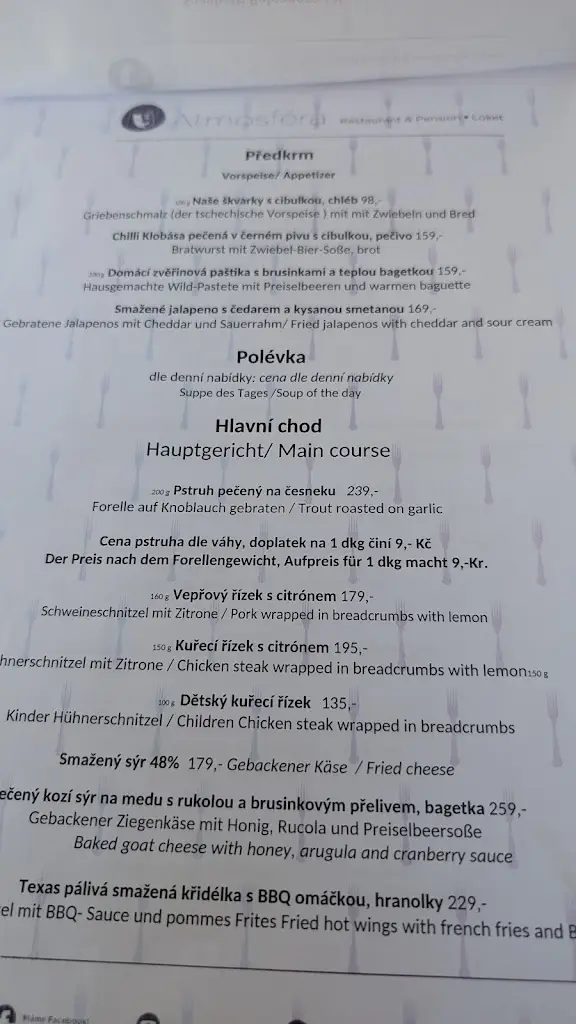 Menu_Restaurant & Pension Atmosféra_Loket_image_3