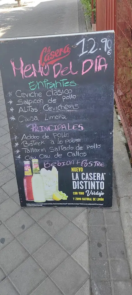 Menu_Limanta Vallecas Restaurante Peruano_Loket_image_3