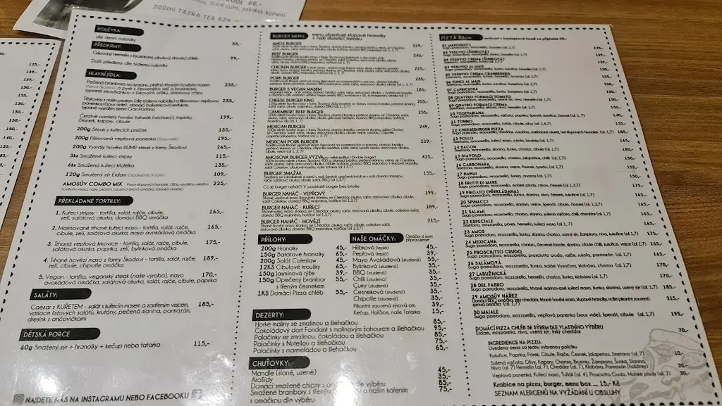 Menu_AMOS pizzeria and bar_Dačice_image_3