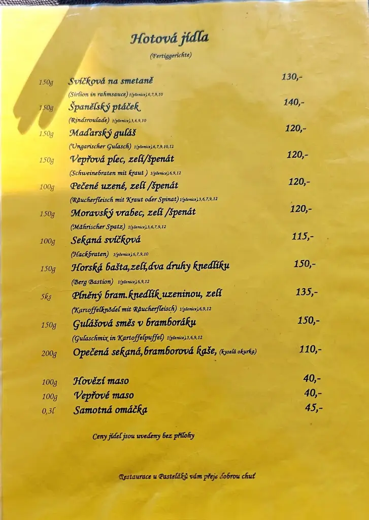 Menu_Restaurace Pod Kaštanem - Pastelákovi - Karlovy Vary_Loket_image_2