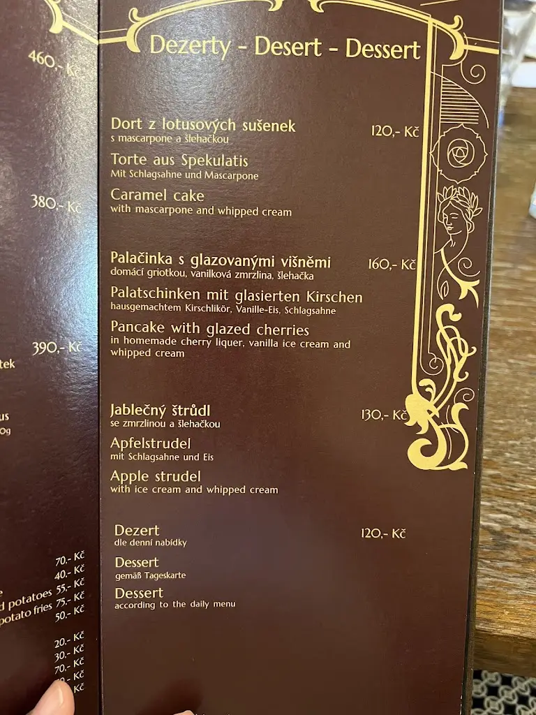 Menu_Rodinný lihovar a restaurace U Bílého koně_Loket_image_1