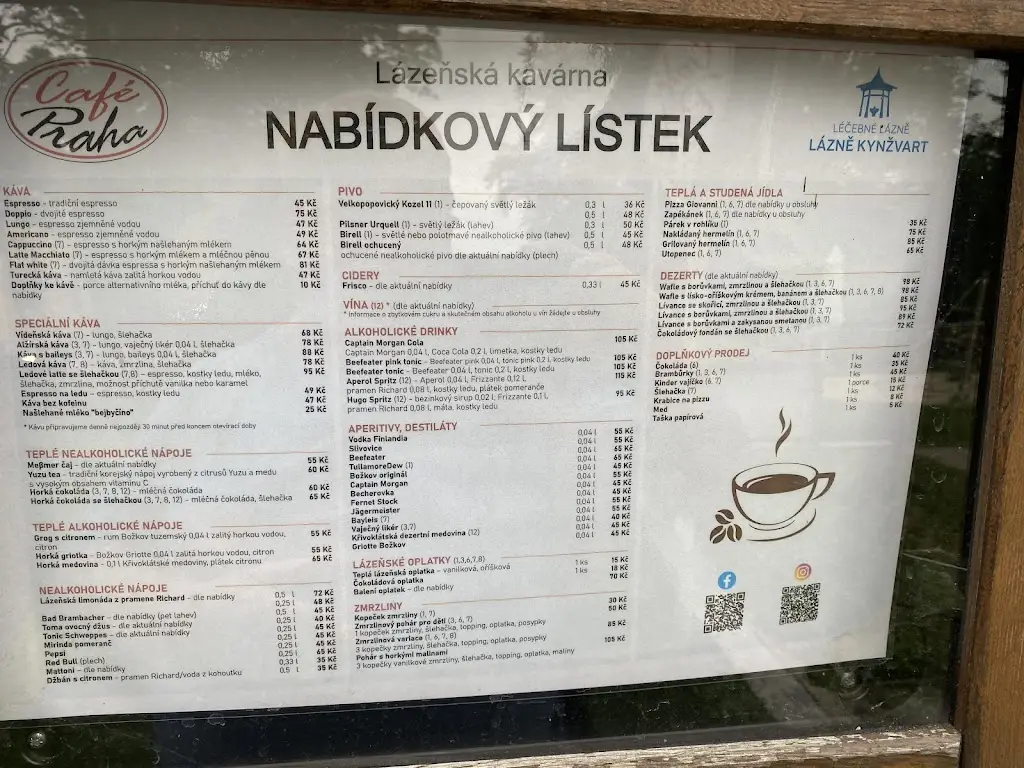 Menu_Café Praha_Lázně Kynžvart_image_1