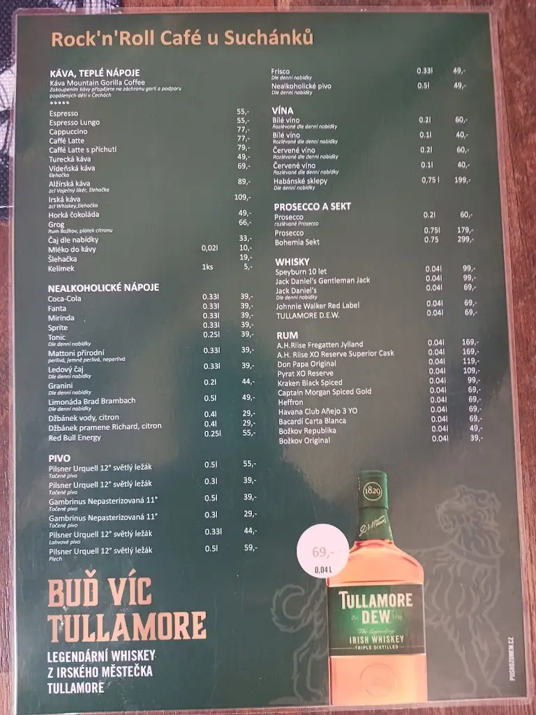 Menu_Rock 'n' Roll Café u Suchánků_Lázně Kynžvart_image_1