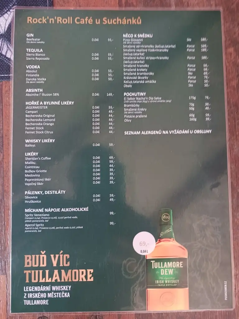 Menu_Rock 'n' Roll Café u Suchánků_Lázně Kynžvart_image_2