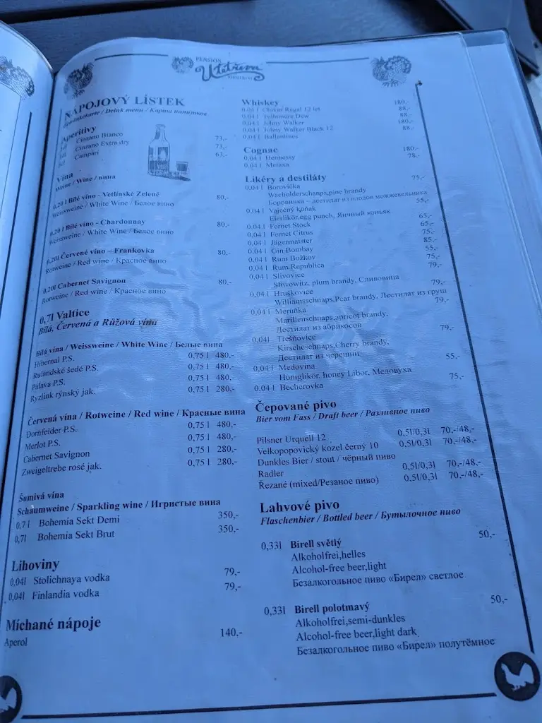 Menu_Restaurace a pension U Tetřeva_Lázně Kynžvart_image_2