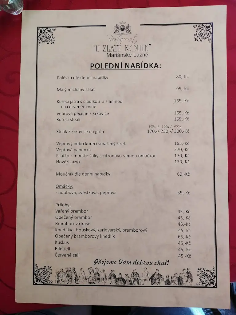 Menu_Restaurace U Zlaté koule_Lázně Kynžvart_immagine_3