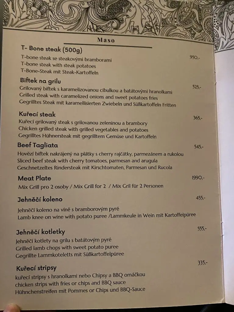 Menu_Fuente restaurant_Lázně Kynžvart_image_3
