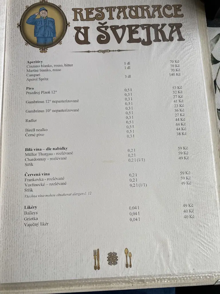 Menu_Restaurace U Josefa Švejka_Lázně Kynžvart_image_1