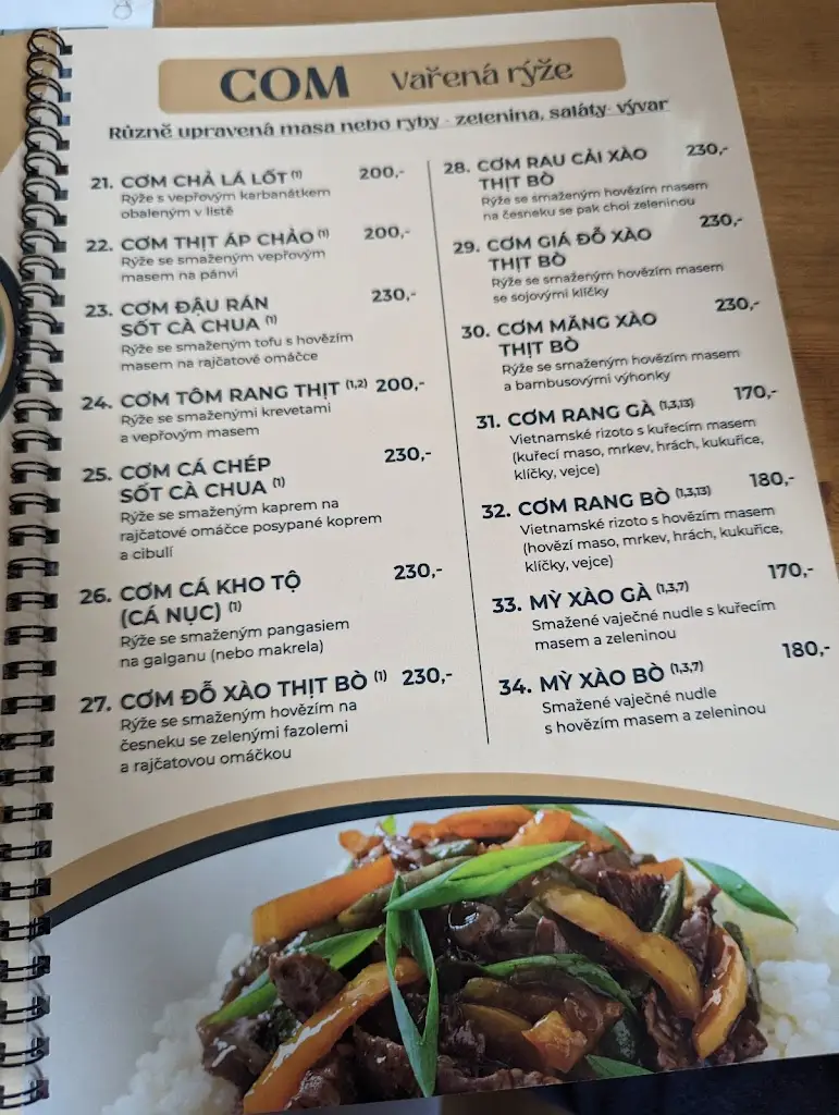 Menu_Huong Que Vietnamská restaurace_Okres Cheb_immagine_1