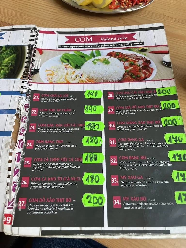 Menu_Huong Que Vietnamská restaurace_Okres Cheb_immagine_4