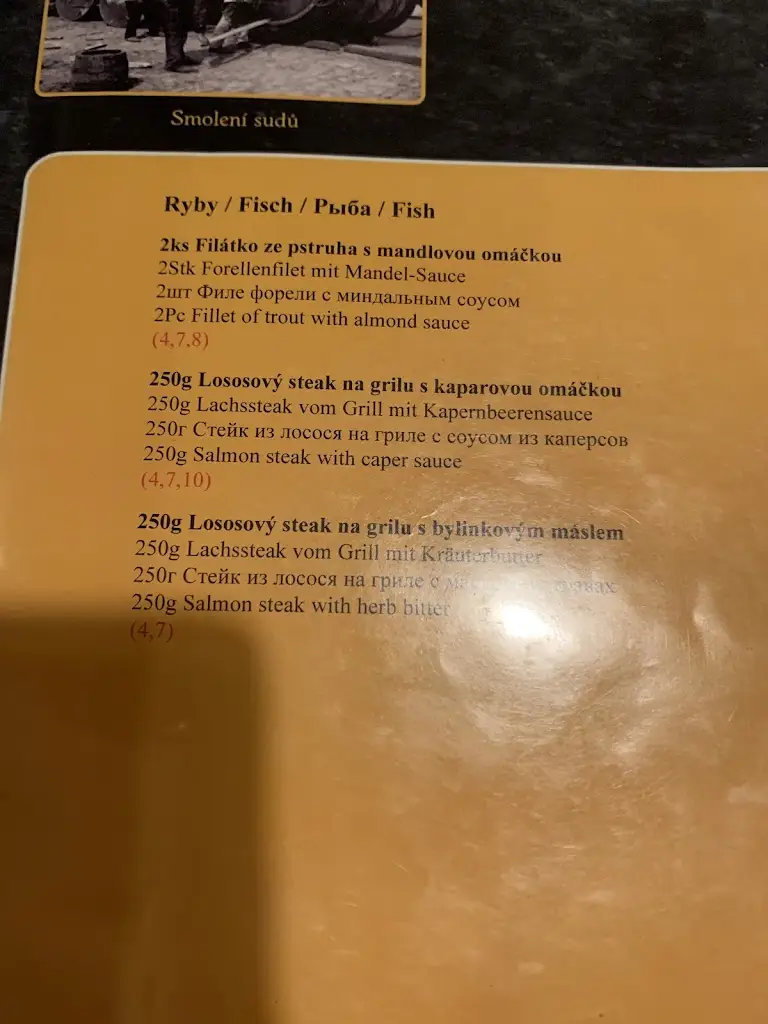 Menu_The Thomas Restaurant - Carlsbad / Karlovy Vary_Okres Karlovy Vary_image_1