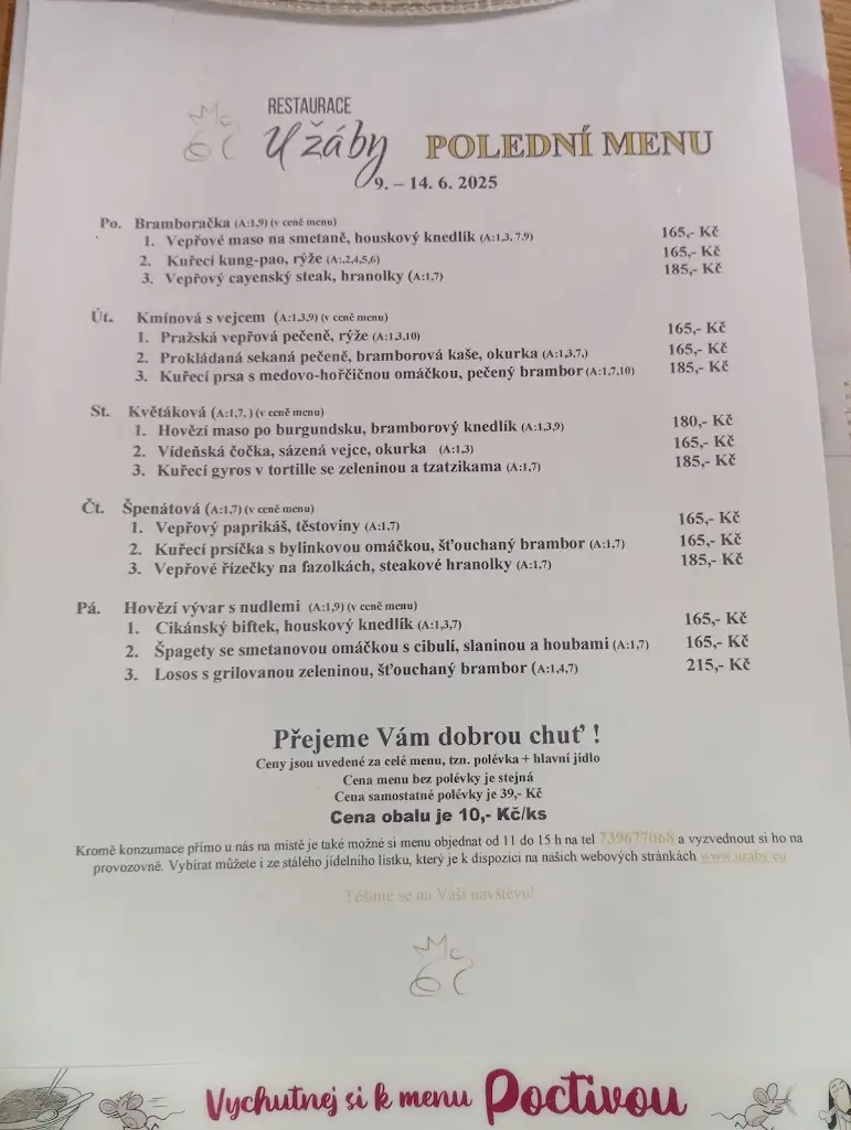 Menu_Restaurace U ŽÁBY_Nejdek_image_1