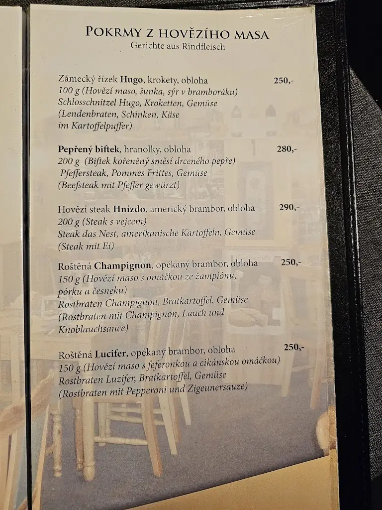 Menu_Restaurace Actus_Sokolov_immagine_2