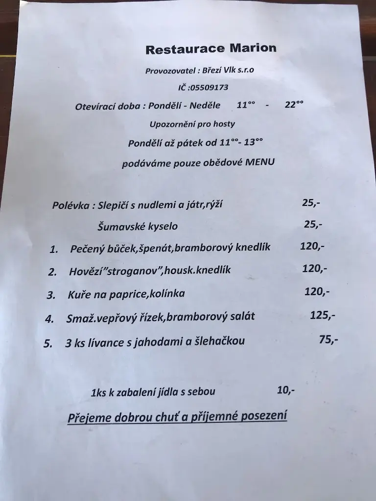 Menu_Restaurace_Velká Hleďsebe_immagine_4