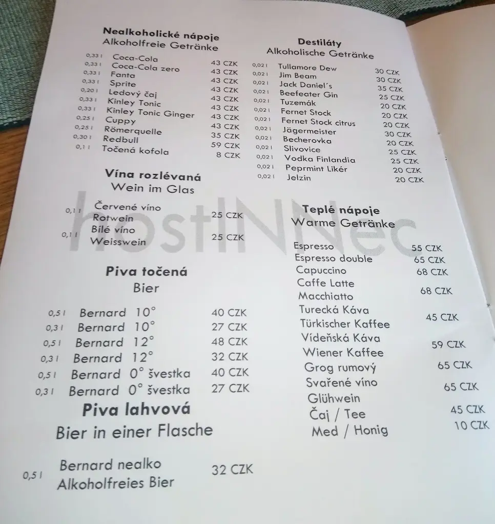 Menu_hostINNec_Dolní Dvořiště_image_1