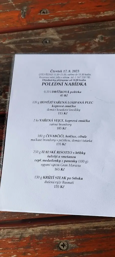Menu_U Gurmána_Brtnice_immagine_3