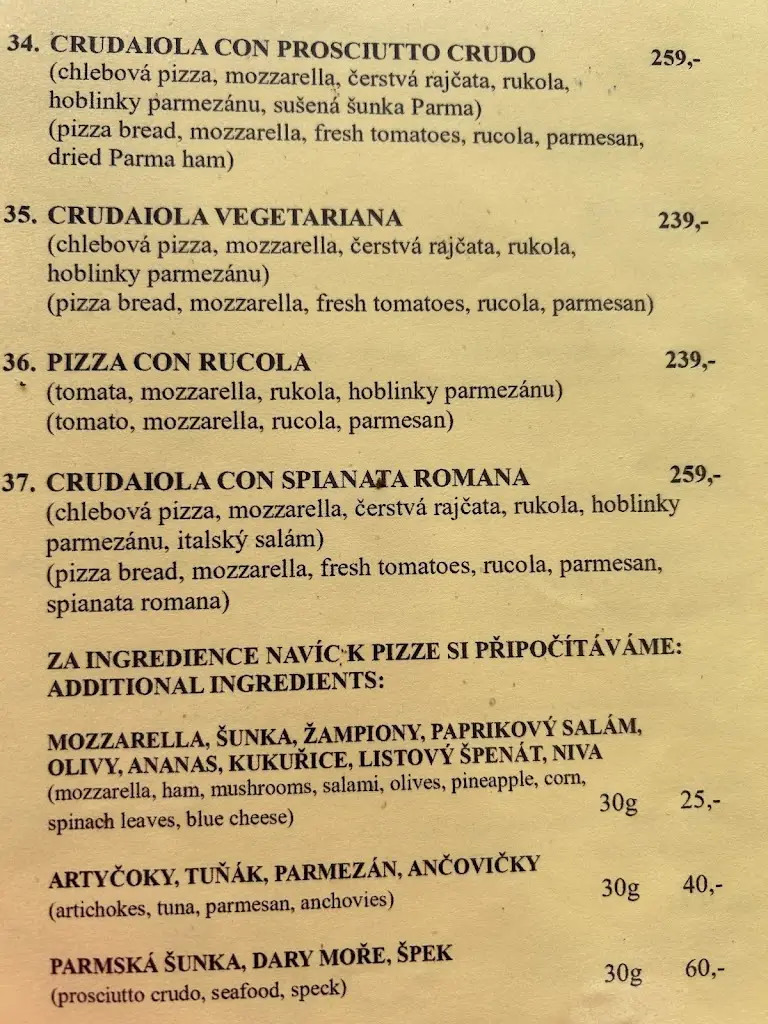 Menu_Nonna Gina_Český Krumlov_image_1