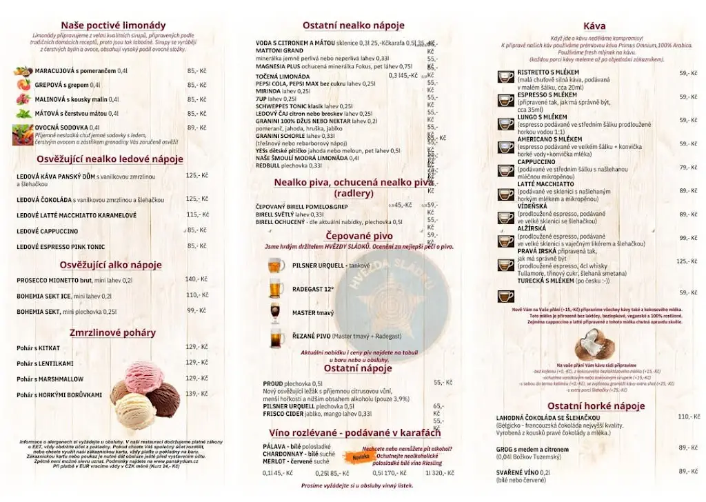 Menu_Restaurace Panský dům Chotěboř_Chotěboř_immagine_2