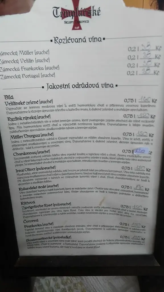 Menu_Hotel & Restaurace Vysočina_Chotěboř_image_1