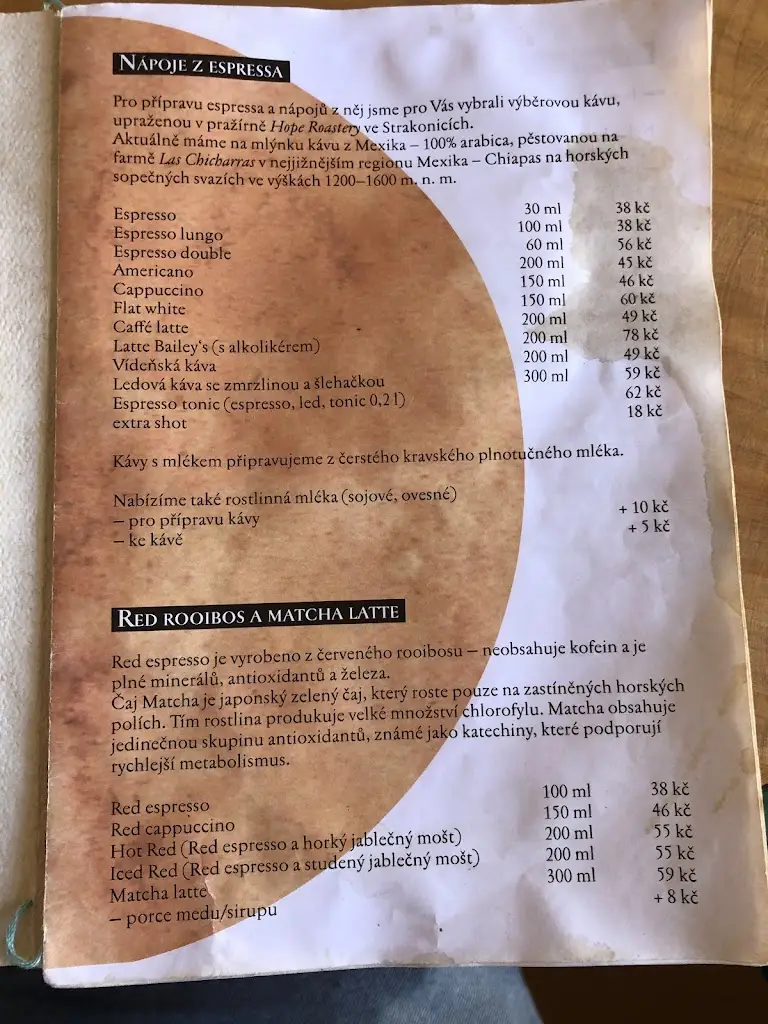 Menu_Café Kohout_Chotěboř_image_1
