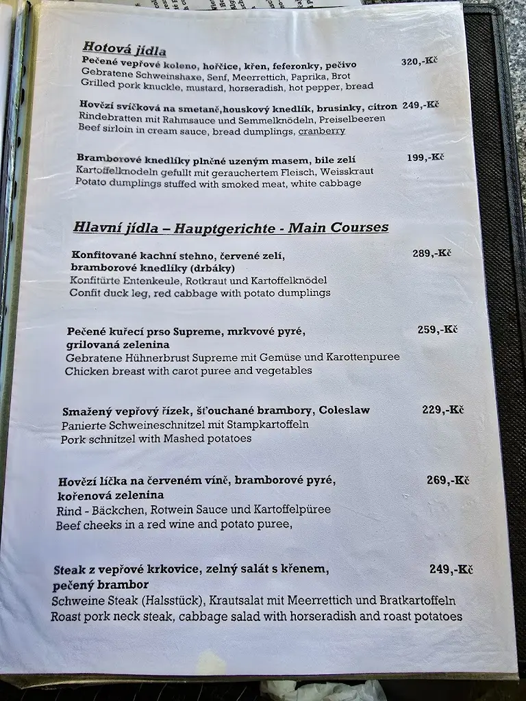 Menu_Restaurant Jelenka_Český Krumlov_image_3