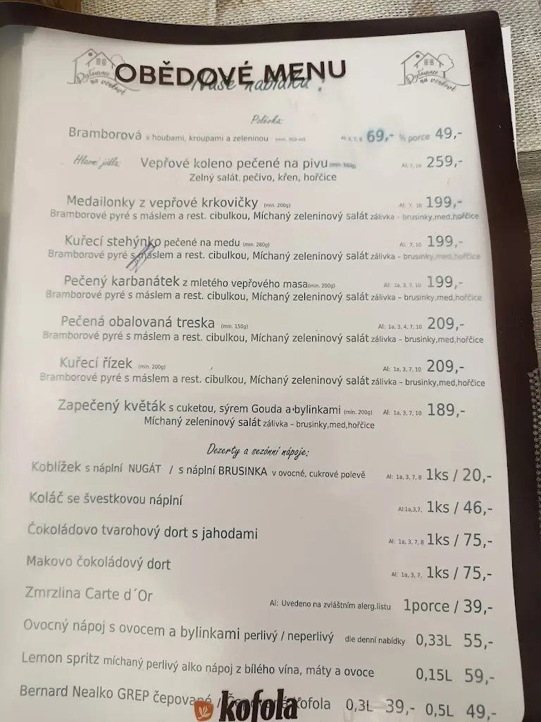 Menu_Restaurace na venkově_Herálec_image_1