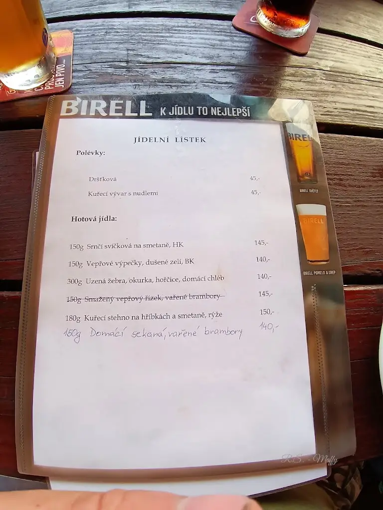 Menu_Restaurace U Suchánků_Dolní Cerekev_immagine_2