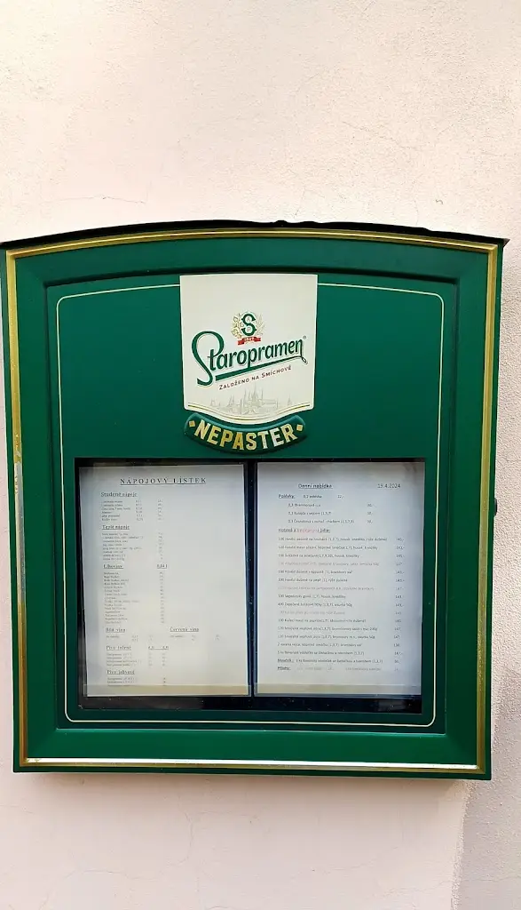 Menu_Restaurace Smíchovská_Dolní Cerekev_image_2