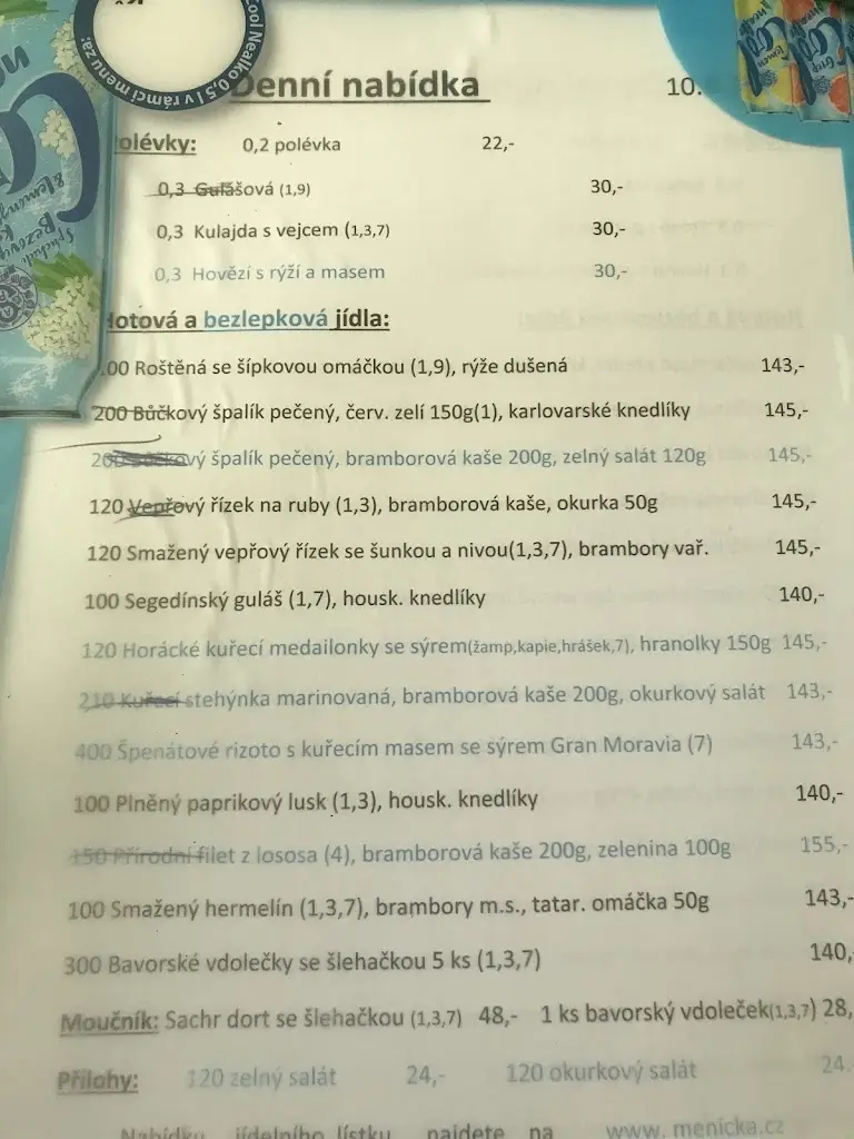 Menu_Restaurace Smíchovská_Dolní Cerekev_image_4