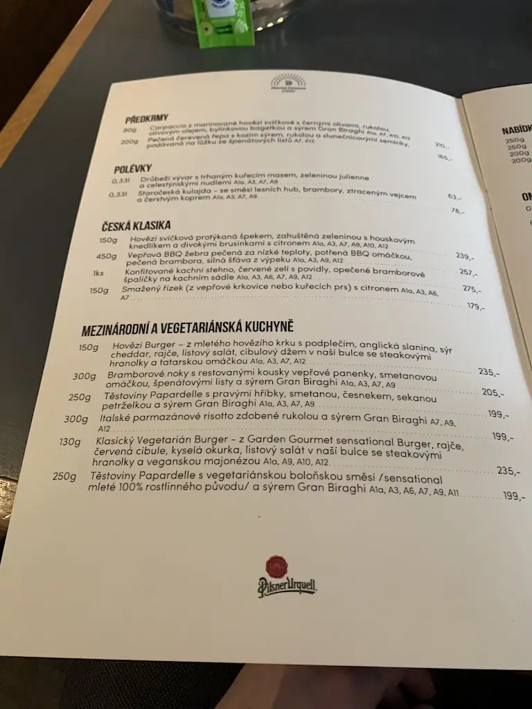 Menu_Restaurace Jihlavský Parlament na Terasách_Dolní Cerekev_image_4