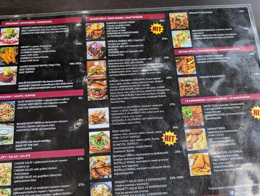 Menu_Buena Vista - Restaurant_Dolní Cerekev_image_4