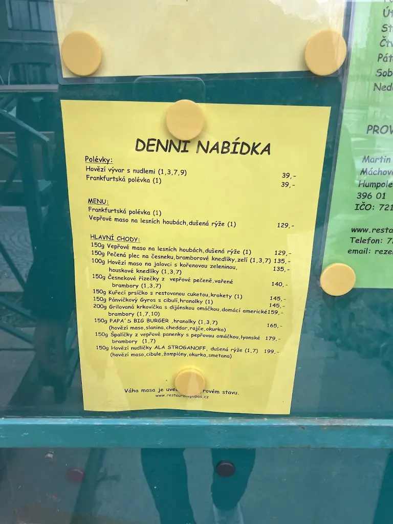 Menu_Papas Garden_Humpolec_image_1