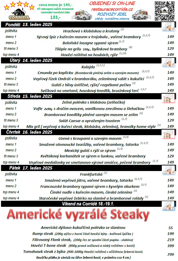 Menu_Restaurace Corrida_Jaroměřice nad Rokytnou_image_2