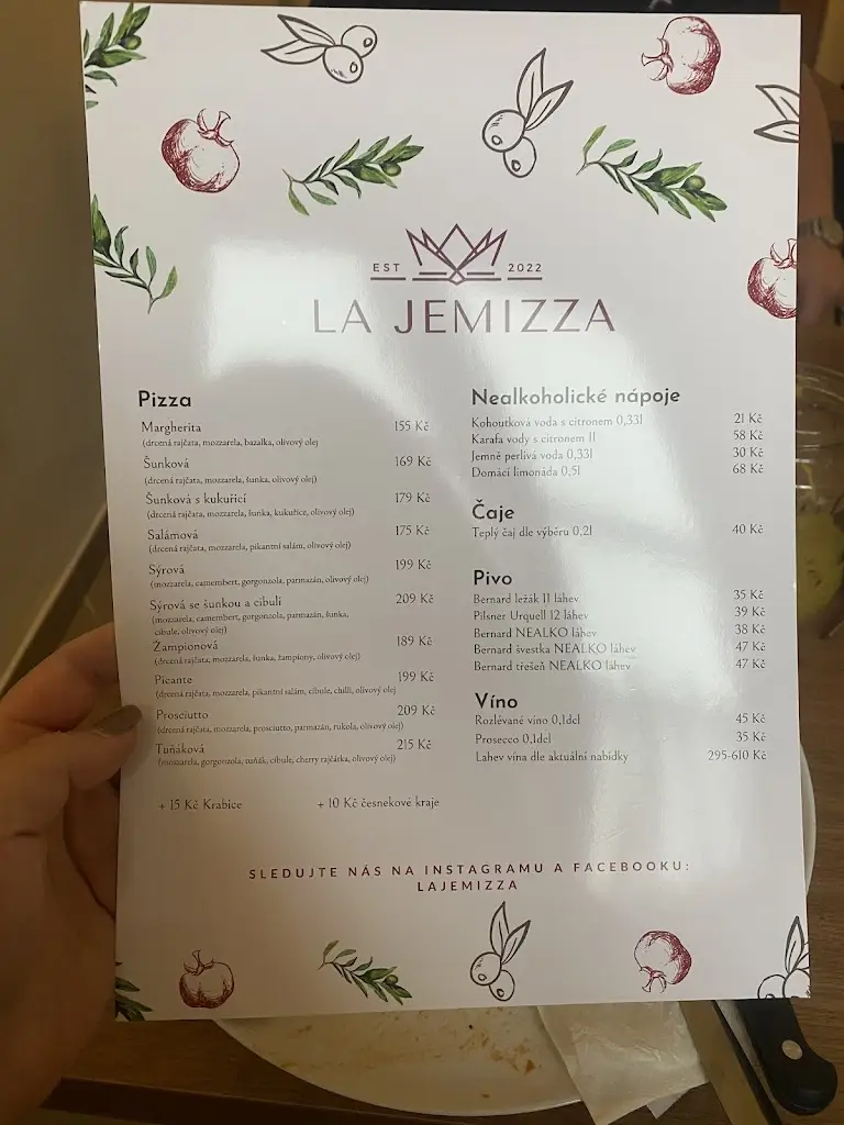 Menu_La Jemizza_Jemnice_image_1