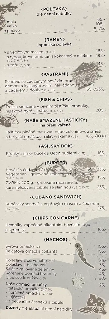 Menu_Zverimex BistroBar_Jihlava_immagine_2