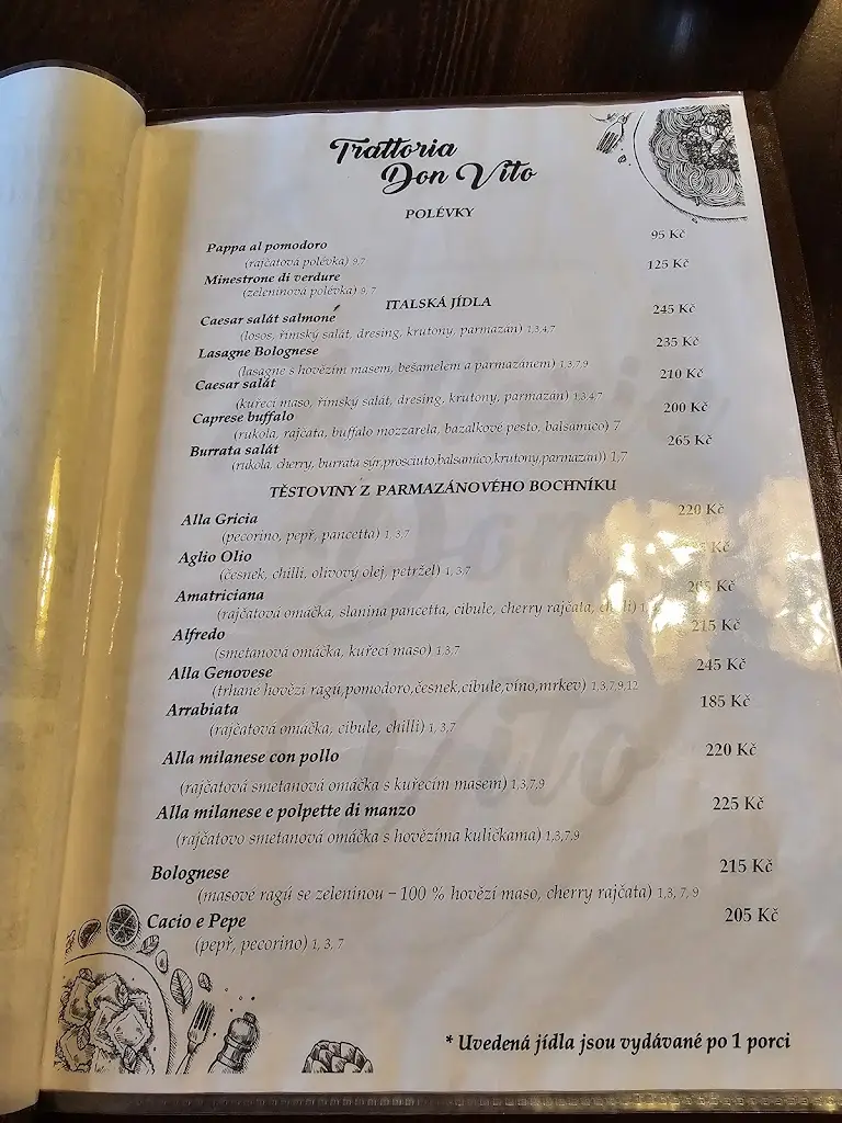 Menu_Trattoria Don Vito_Jihlava_image_3