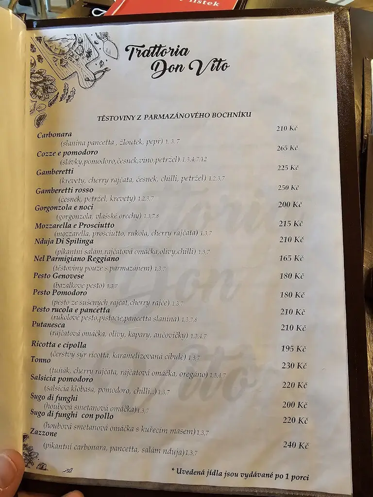 Menu_Trattoria Don Vito_Jihlava_image_4