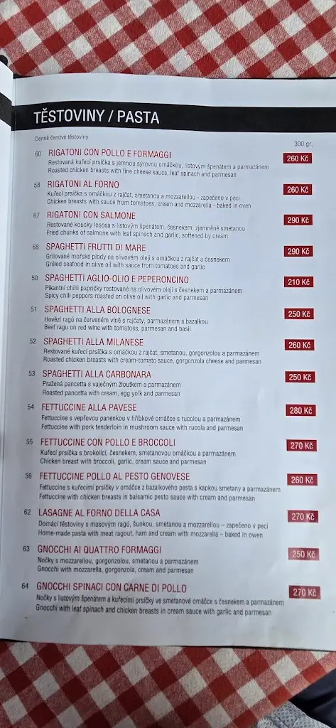 Menu_Pizzerie Venezia_Jihlava_image_1