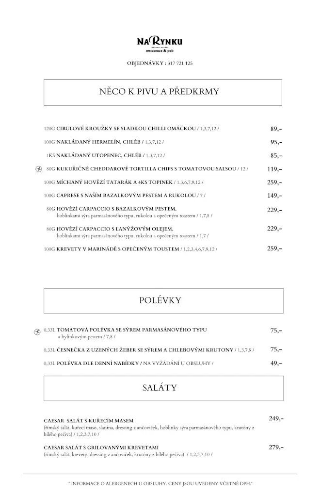 Menu_Na Rynku & Pub_Kamenice_immagine_2