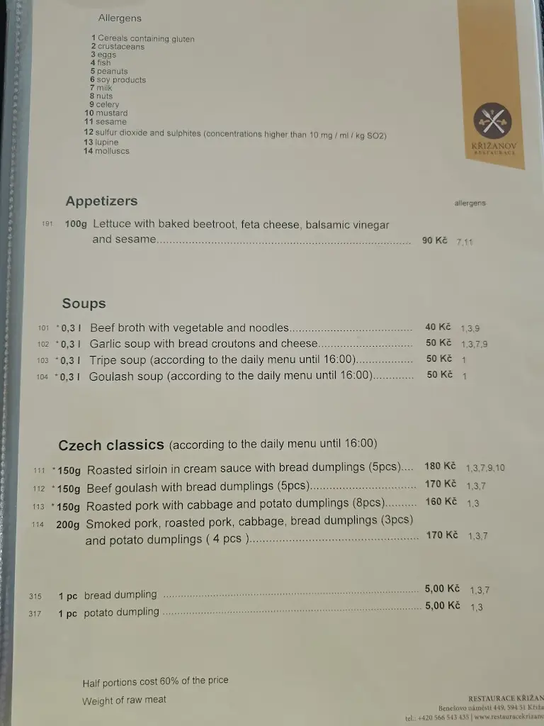 Menu_Restaurace Křižanov_Křižanov_image_3