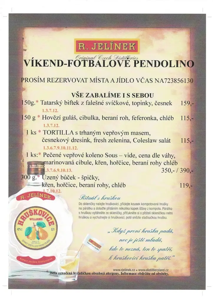 Menu_Restaurace Pendolino_Havlíčkův Brod_image_3