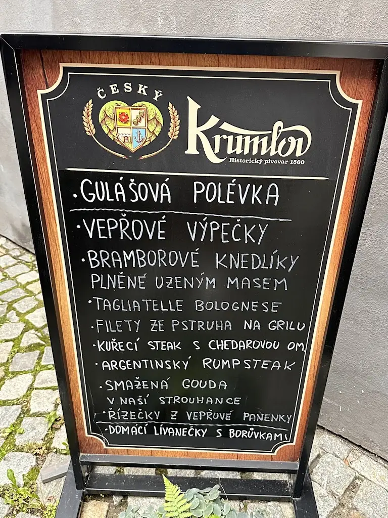 Menu_Bolero Restaurant_Český Krumlov_image_1